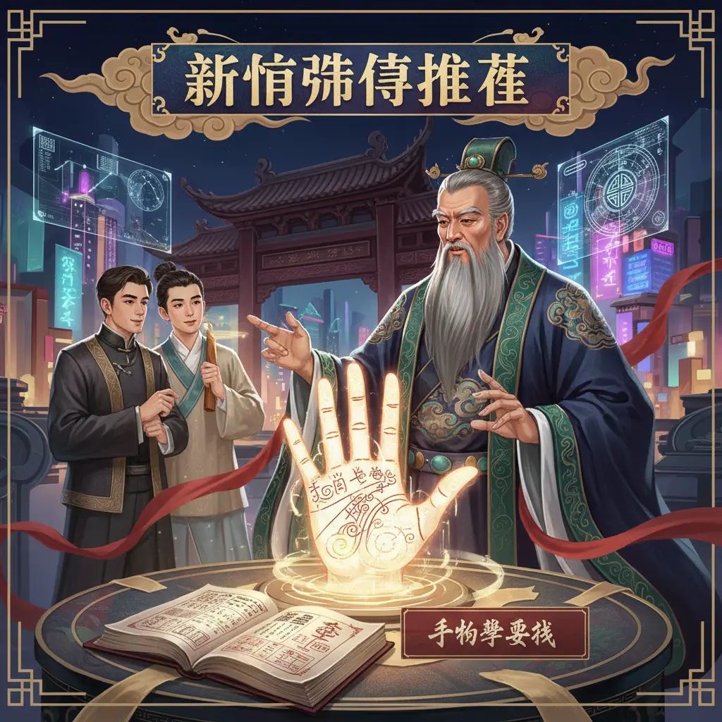 算命師傅推薦 - 手相學